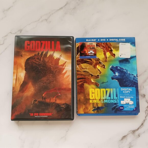 Godzilla and Godzilla The King of the Monsters Lot of 2 Movies Blu-Ray DVD - Picture 1 of 9